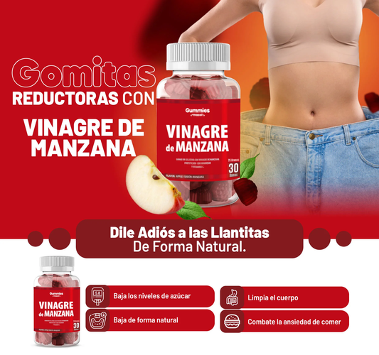 Gomitas de vinagre de manzana